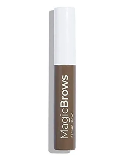 MCOBEAUTY Magic Brows Brush-On Tinted Fibre Eyebrow Gel Waterproof Medium Brown - 3.5mL