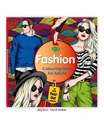 Fashion Colouring Book For Adults - English