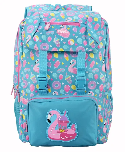 Smily Kiddos Fancy Backpack Blue - 17.7 Inches