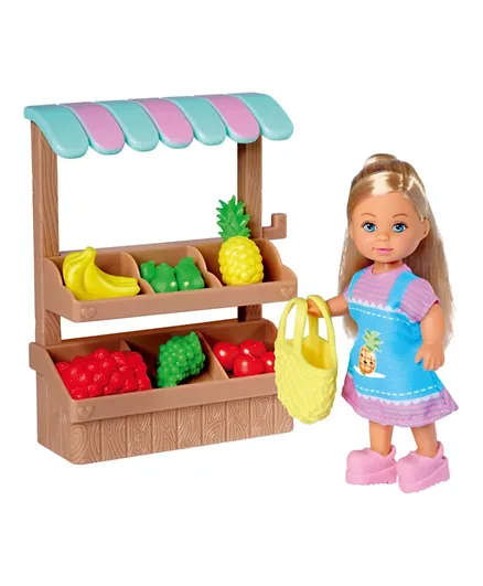 Simba Evi Love Fruit Stand Doll Playset - 12 cm