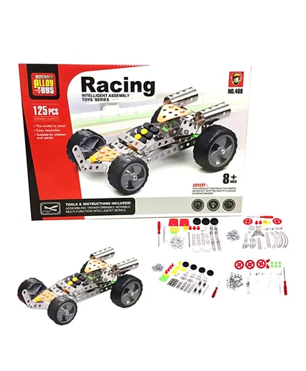 HTM 468 Assembled Racing Car Multicolour - 125 Pieces