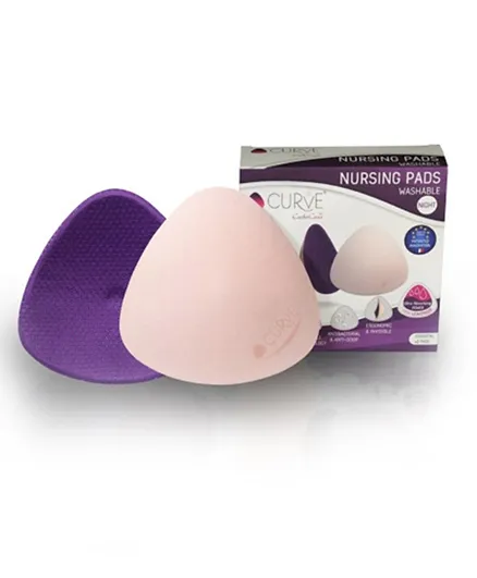 Cache Coeur 2 Essential Plus Night Washable Nursing Pads - Purple
