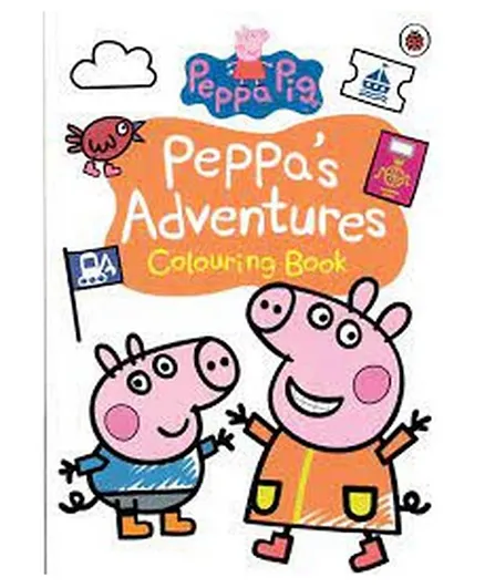 Peppa Pig Peppa's Adventures Colouring Book Paperback - 24 Pages