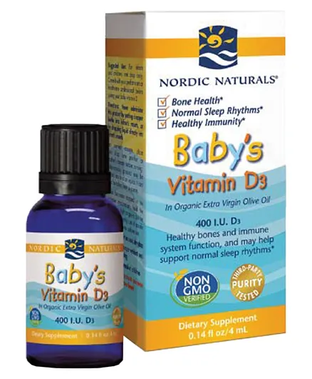 Nordic Naturals Baby's Vitamin D3 Drops - 11mL