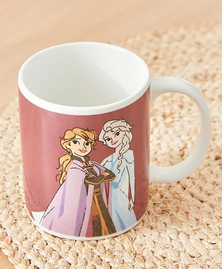 HomeBox Frozen Elsa and Anna Ceramic Coffee Mug - 295mL