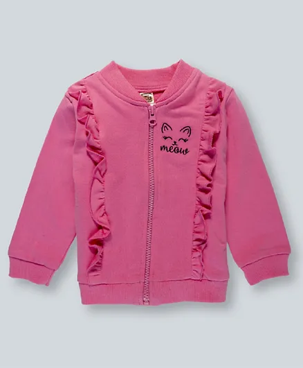 Jelly Knit Jacket - Magenta Pink