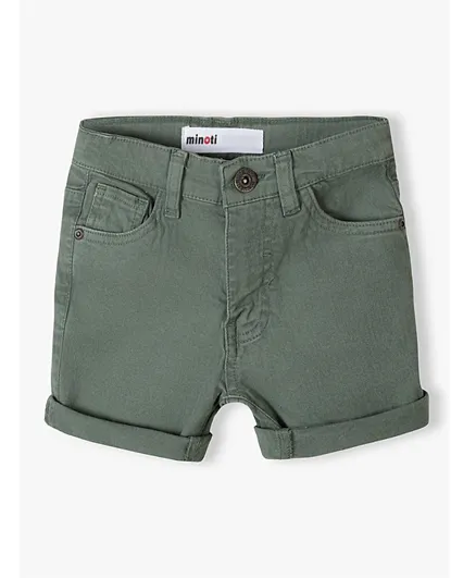 Minoti Smart Twill Shorts - Green