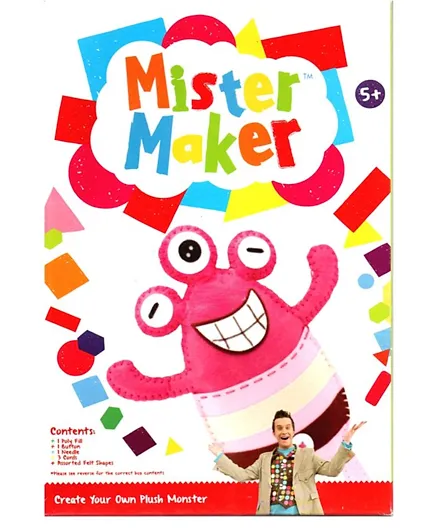 PMS Mister Maker Create your own Plush Monster - Multicolor