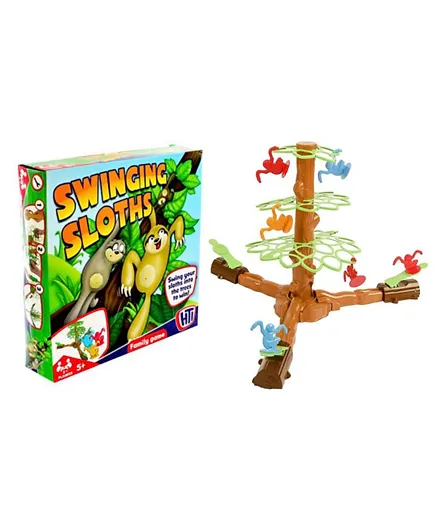 HTI Swinging Sloths Game - Brown