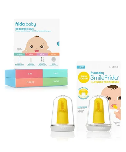 Fridababy Baby Basics Kit + SmileFrida The Finger Toothbrush