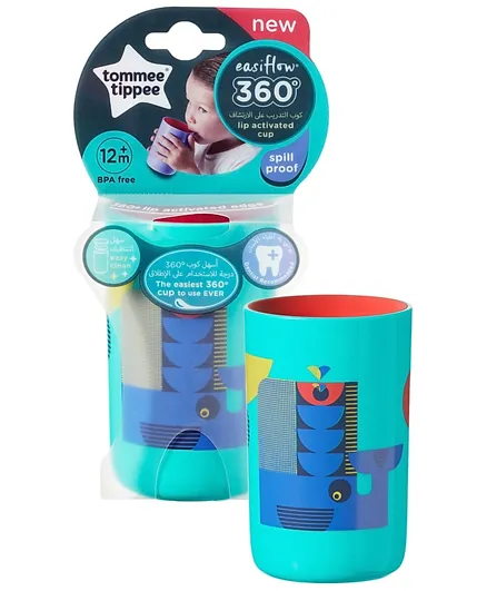 Tommee Tippee Easiflow 360 Spill Free Cup Large - Blue