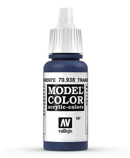 Vallejo Model Color 70.938 Transparent Blue - 17mL