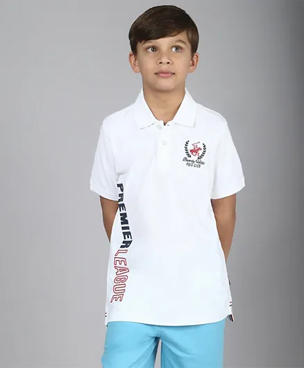 Beverly Hills Polo Club Premier League T-Shirt - White