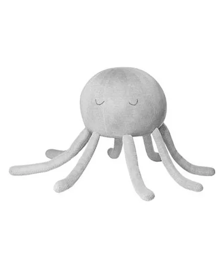 Vox Organic Cotton Octopus Soft Pouf - Grey