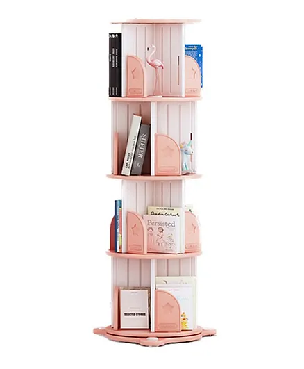 Lovely Baby 360 Degree Rotating Bookshelf - Pink