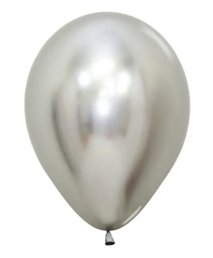 Sempertex Balloons Reflex Silver - Pack of 50