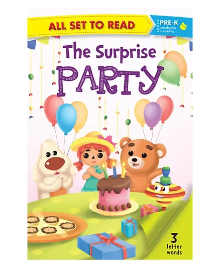 Om Kidz All Set To Read The Surprise Party Paperback -32 pages
