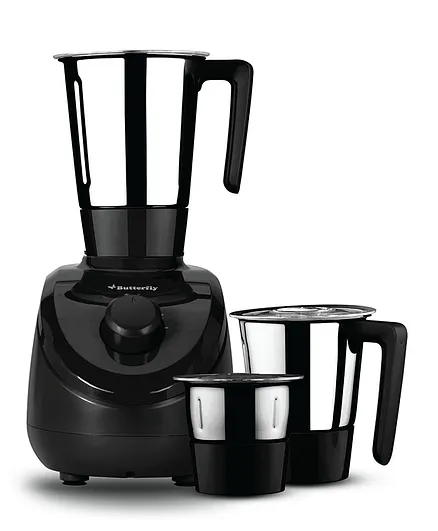 Butterfly Elegant 3 Jar Mixer Grinder 3L 750W BEL17457 - Black