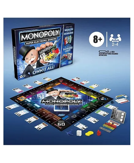 Hasbro Games Monopoly Board Game - 2 to 4 Players