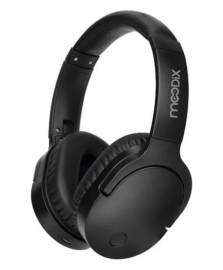 Moodix ANC Bluetooth Over-Ear Headphones  - Black