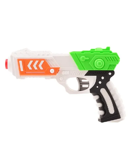 Tack Pro Slider Foam Blaster Gun with 6 Darts - Multi Color