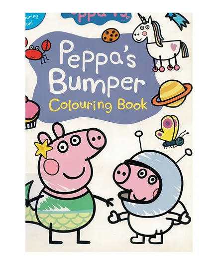 Peppa Pig Peppa's Bumper Colouring Book - English