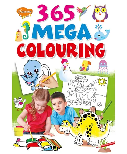 Sawan 365 Mega Colouring - English
