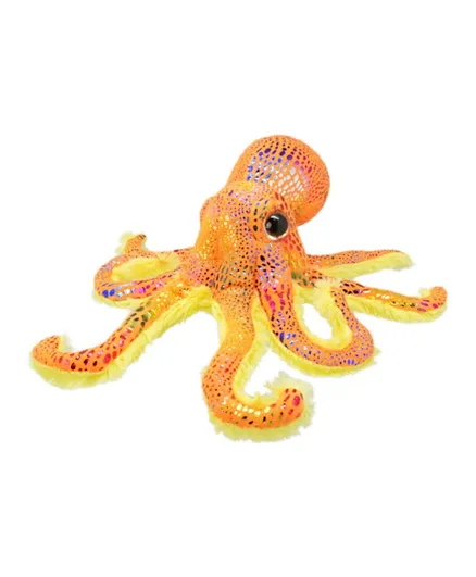 Wild Planet Octopus Plush Toy - Orange