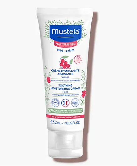 Mustela Soothing Moisturising Face Cream - 40 ml