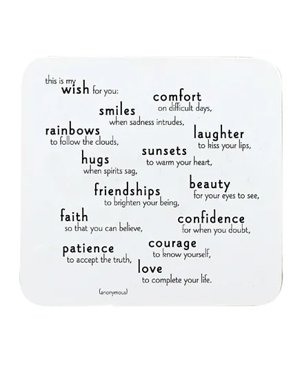 Quotable Coasters - Wish For You