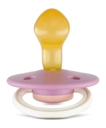 Rebael Fashion Natural Rubber Round Pacifier - Misty Soft Mouse