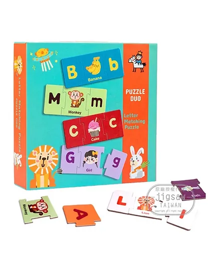 UKR Duo Matching Puzzle Letters Jigsaw Puzzle for Kids Learning