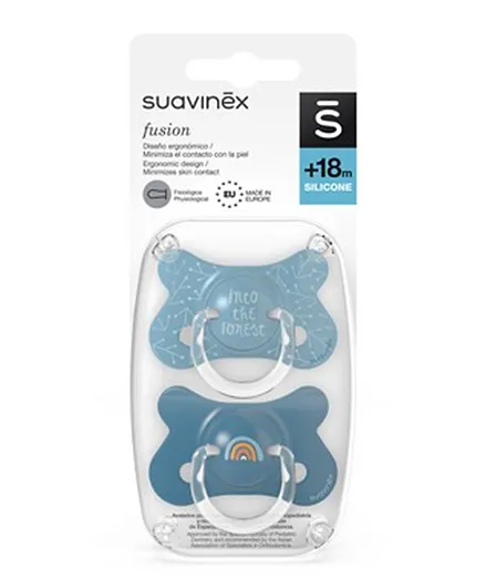 Suavinex Fusion Soother Phy S Forest Green - Pack Of 2
