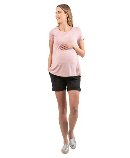 Mums & Bumps - Attesa Maternity Shorts - Black