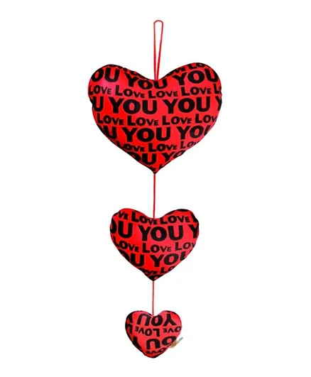 Party Magic Valentine 3 Hearts Hanger