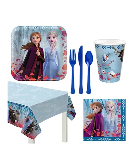Party Centre Frozen 2 Tableware Party Supplies - 8 Guests