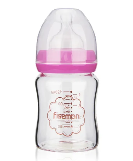 Fissman Borosilicate Glass Feeding Bottle - 120mL