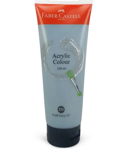 Faber Castell Acrylic Color Tube Cold Grey IV - 120mL