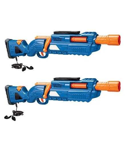Buzzbee Covert Squad Walky Talky Nerf Gun Multicolor - Pack of 2