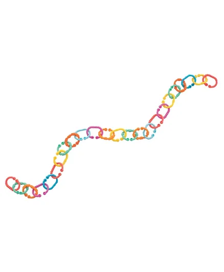 Playgro Pram Chain Loopy Links - Multi colour