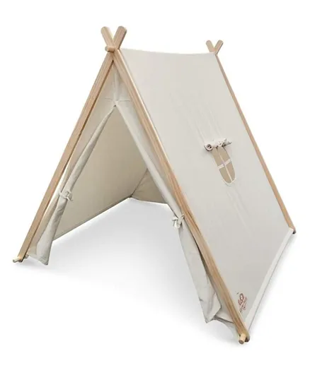 خيمة من القطن العضوي الطبيعي وخشب الصنوبر المستدام من كيندرفييتس