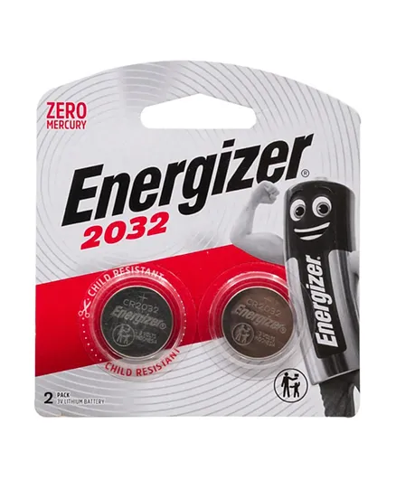 Energizer Lithium Coin 2032 3V - Pack Of 2 Pieces