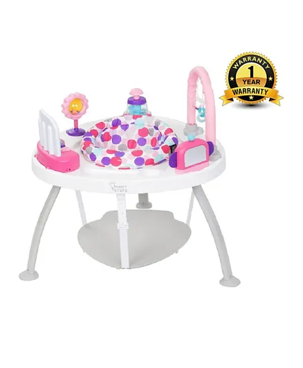 Babytrend 3-In-1 Bounce N’Play Activity Center - Princess Pink