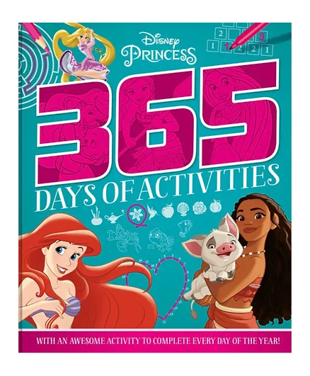 Igloo Books Disney Princess 365 Puzzles & Activities - Multicolor