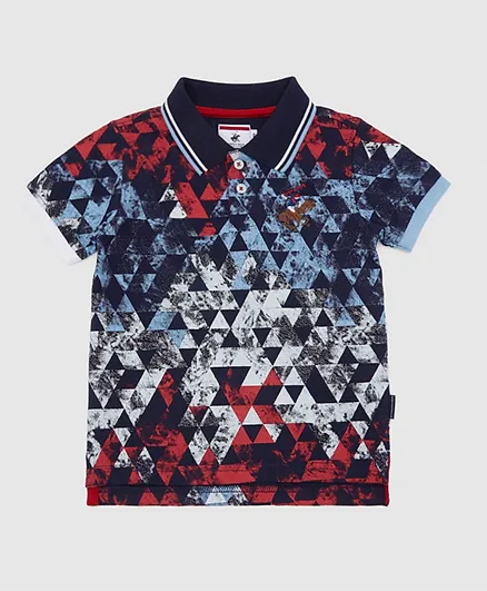 Beverly Hills Polo Club Printed T-Shirt - Multicolor