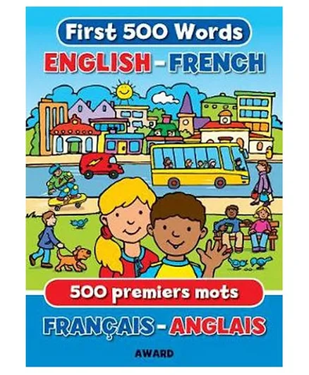 First 500 Words English-French  Hardcover - 96 Pages
