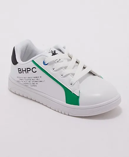 Beverly Hills Polo Club Lace Up Sport Shoes - White