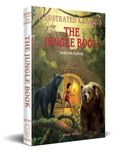 Illustrated Classics - The Jungle Book Abridged Novels With Review Questions - English