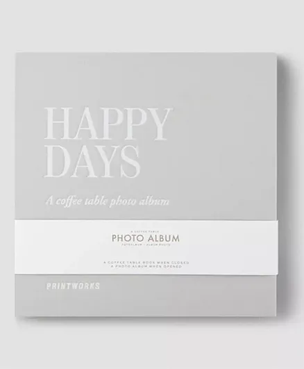Printworks Photo Album Happy Days - Grey