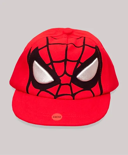 Spiderman Mask Cap - Red
